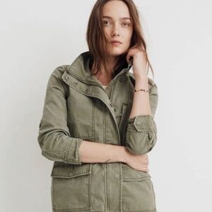 Madewell Army Green Utility Jacket